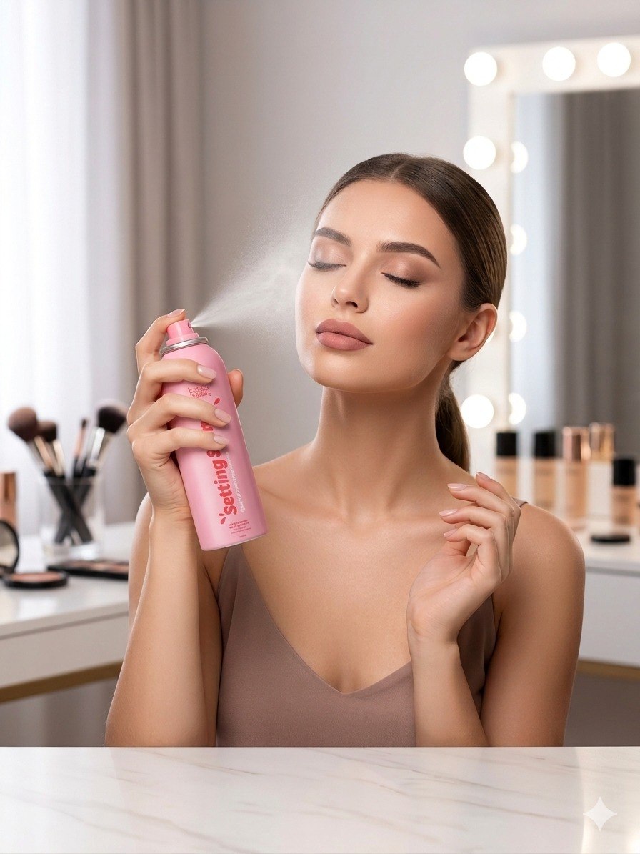 SPRAY FIJADOR DE MAQUILLAJE DE ACABADO MATE BEAU VISAGE 150ML