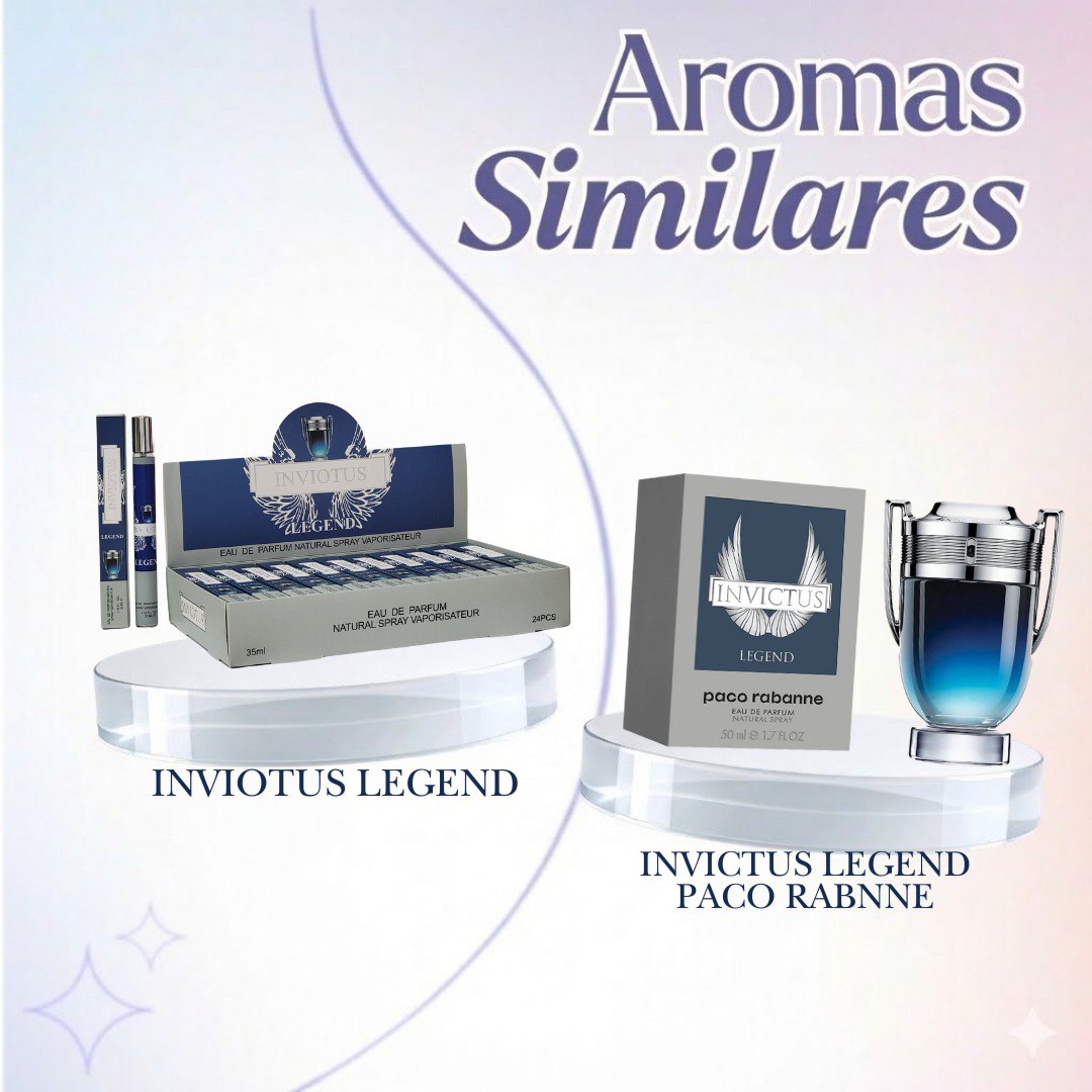PERFUME EN TUBO INVIOTUS LEGEND EDP 35ML (H) (AROMA INSPIRADO EN PACO RABBANE INVICTUS LEGEND)