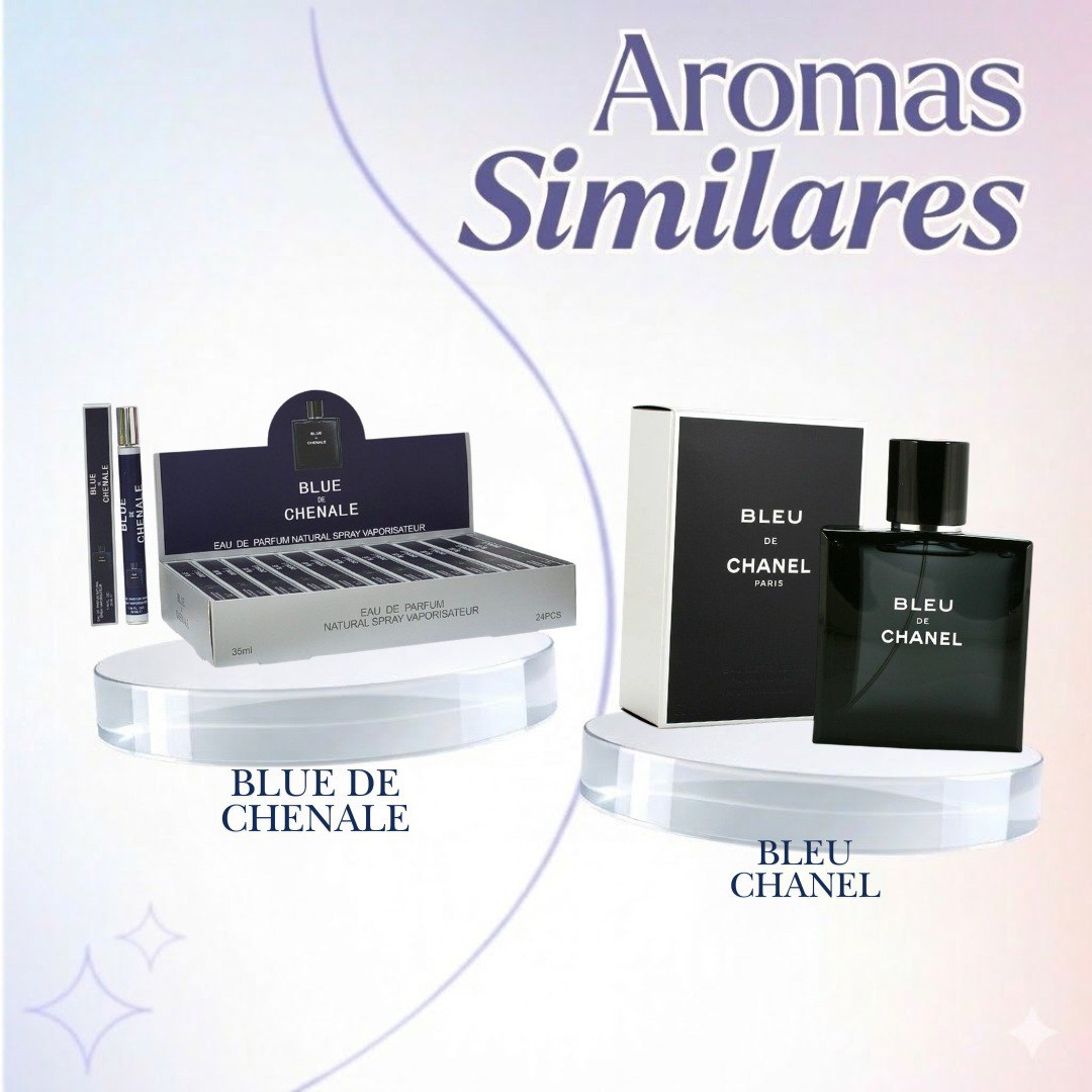 PERFUME EN TUBO BLUE DE CHENALE EDP 35ML (H) (AROMA INSPIRADO EN CHANEL BLEU)