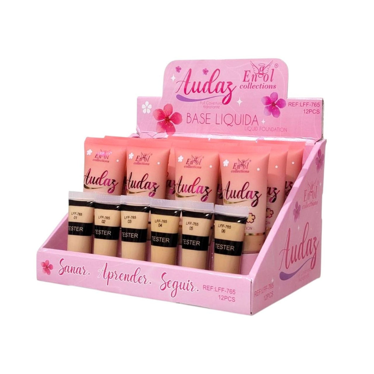 BASE DE ACABADO NATURAL CORRECTORA 6 TONOS AUDAZ ENGOL COLLECTIONS 40ML