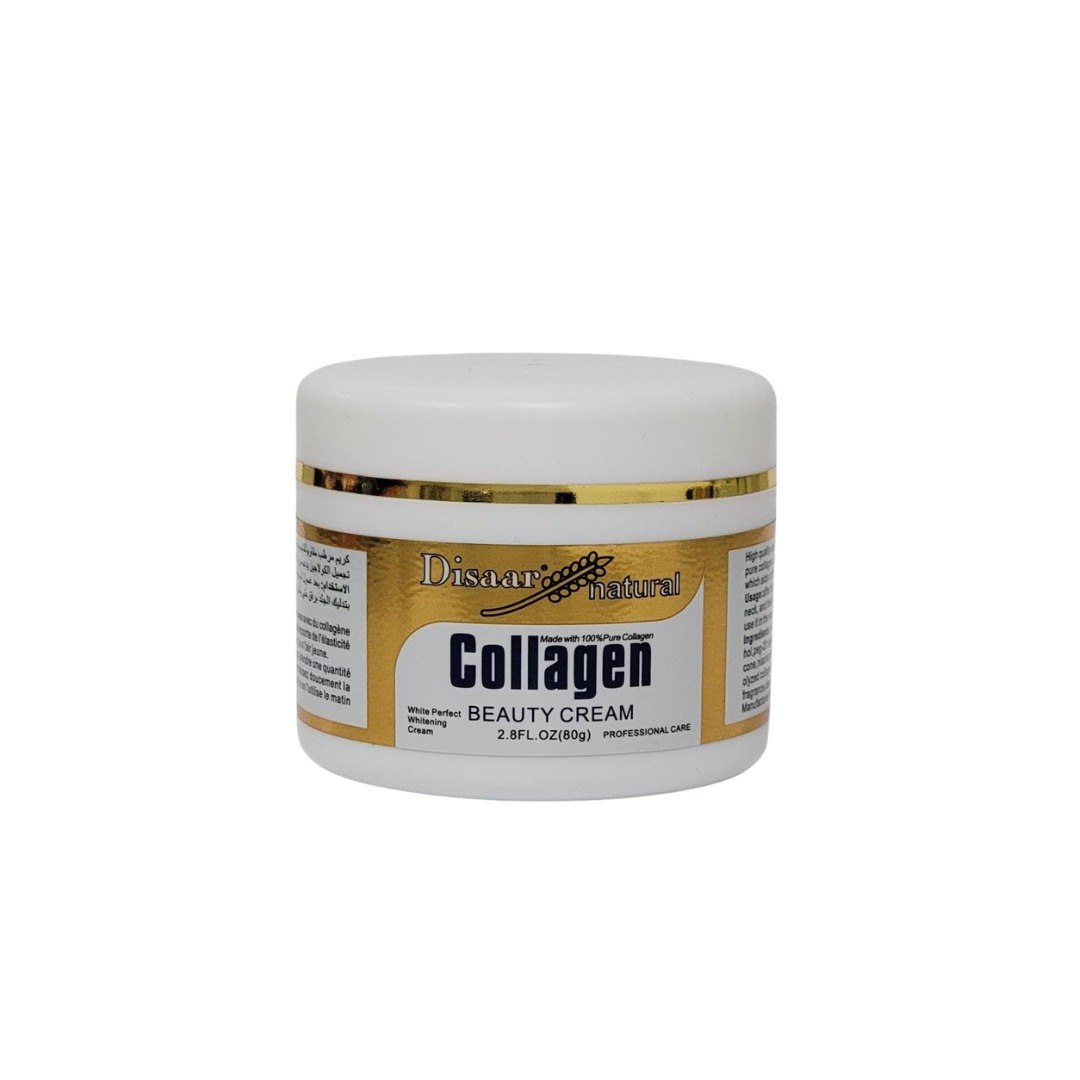 CREMA FACIAL HUMECTANTE ANTIENVEJECIMIENTO CON COLAGENO 100% PURO DISAAR 80G
