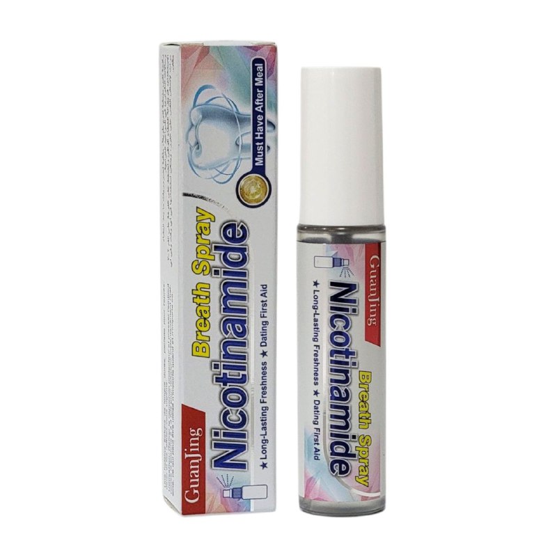 SPRAY BUCAL REFRESCANTE DE ALIENTO CON NICOTINAMIDA GUANJING 20ML