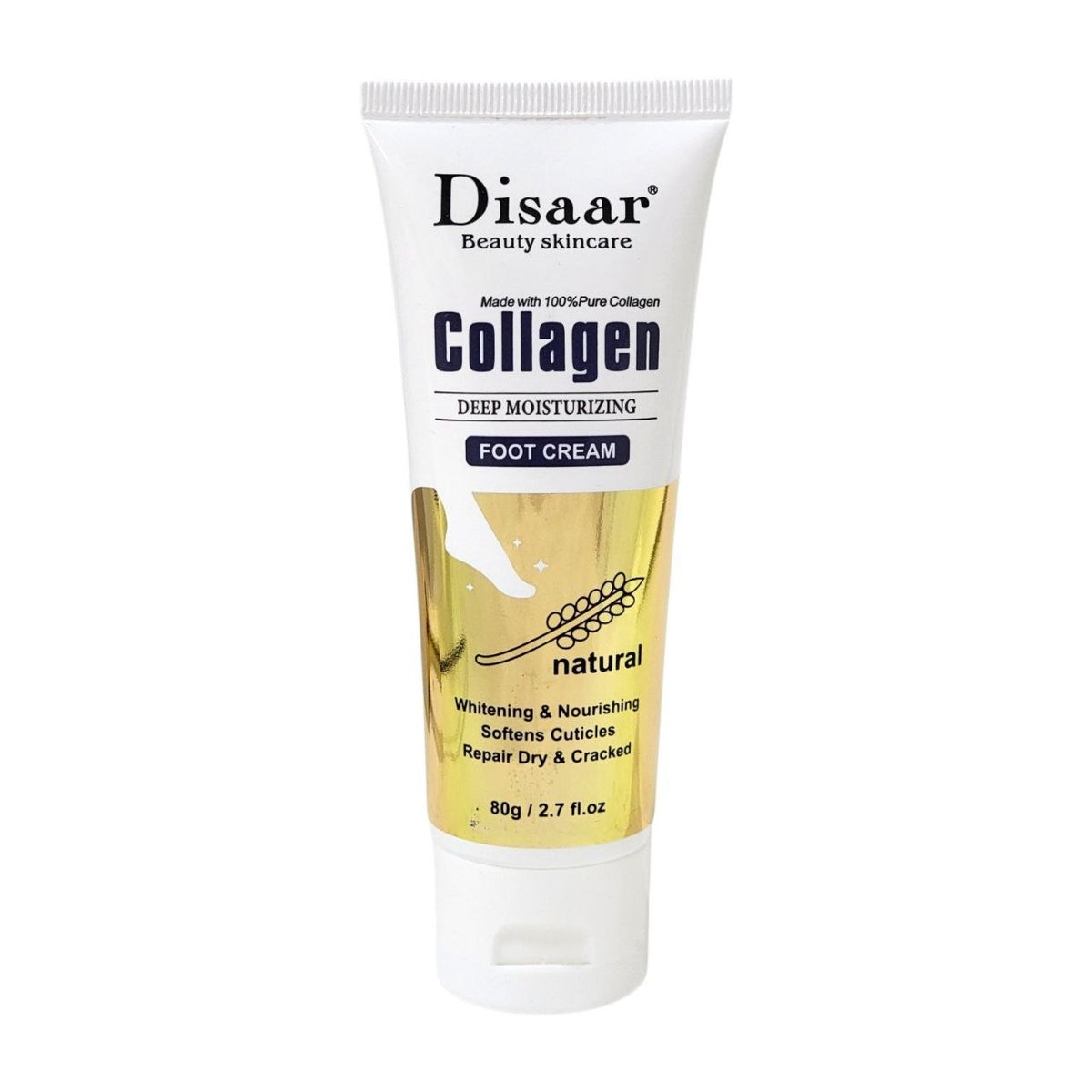 CREMA PARA PIES REPARADORA Y NUTRITIVA CON COLAGENO 80G