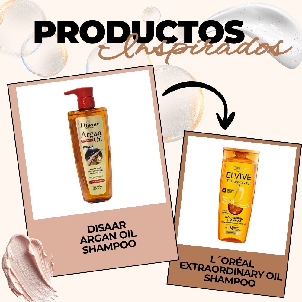 SHAMPOO FORTALECEDOR PARA CABELLO PROCESADO CON ACEITE DE ARGAN Y COLAGENO DISAAR 350ML