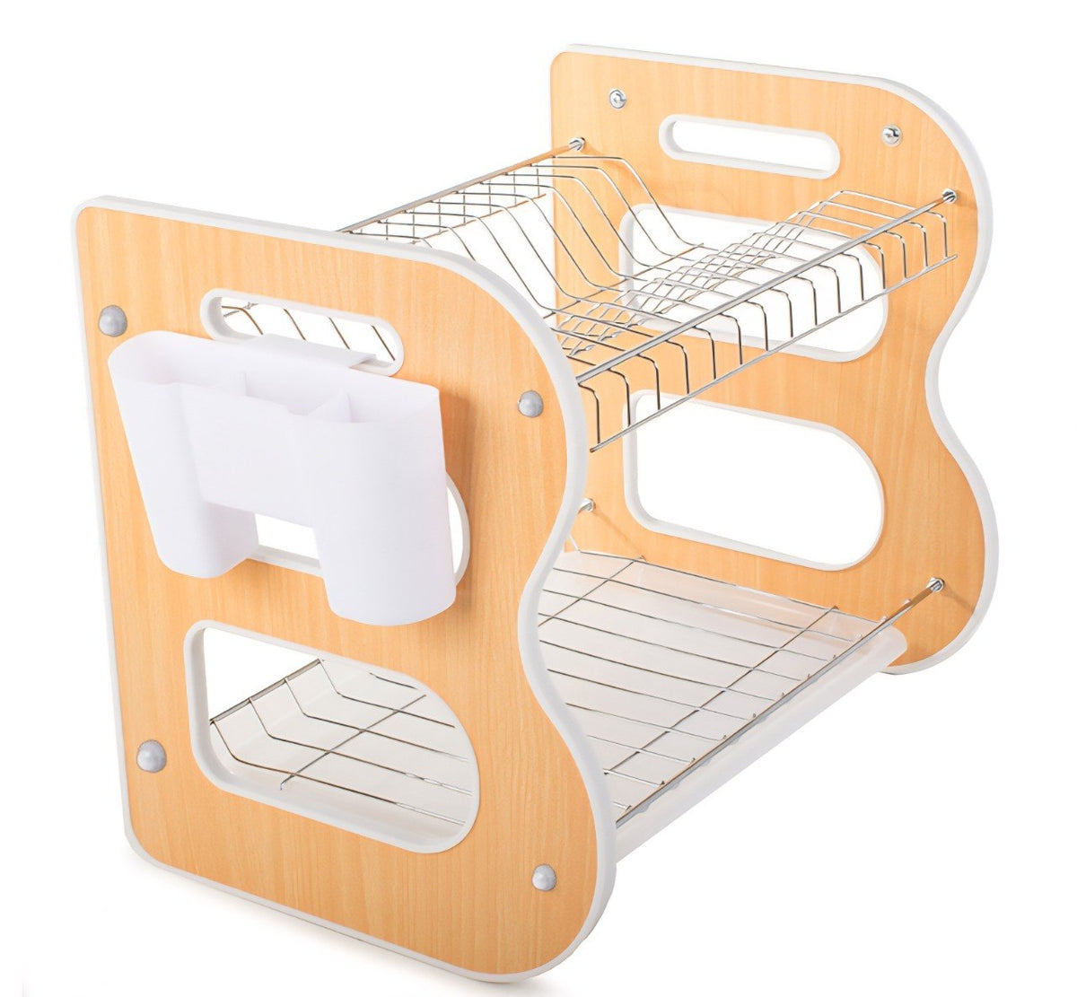 ESTANTE ORGANIZADOR Y ESCURRIDOR DE COCINA DE 2 NIVELES