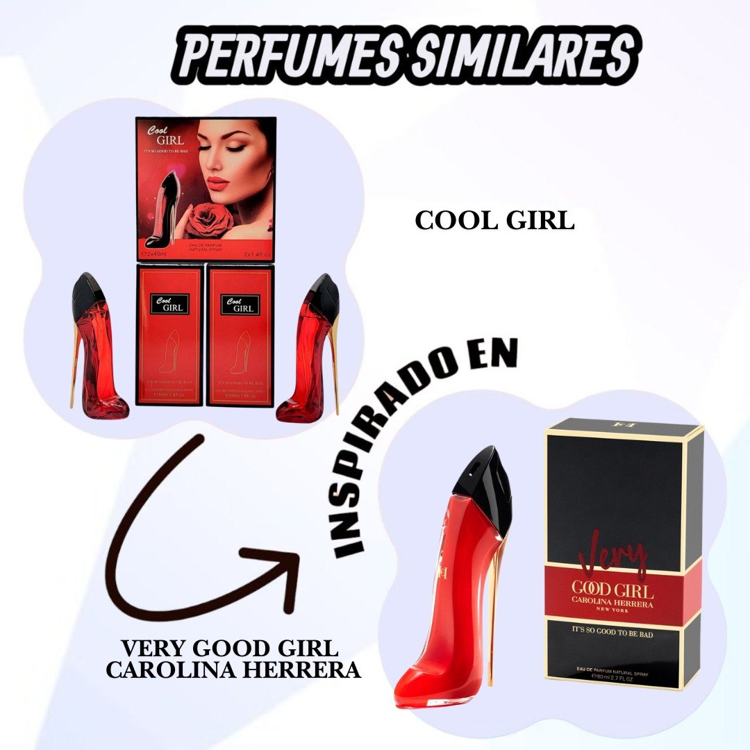 SET COOL GIRL IT S SO GOOD TO BE BAD EDP 40MLX2 (M) (AROMA SIMILAR A CAROLINA HERRERA VERY GOOD GIRL)