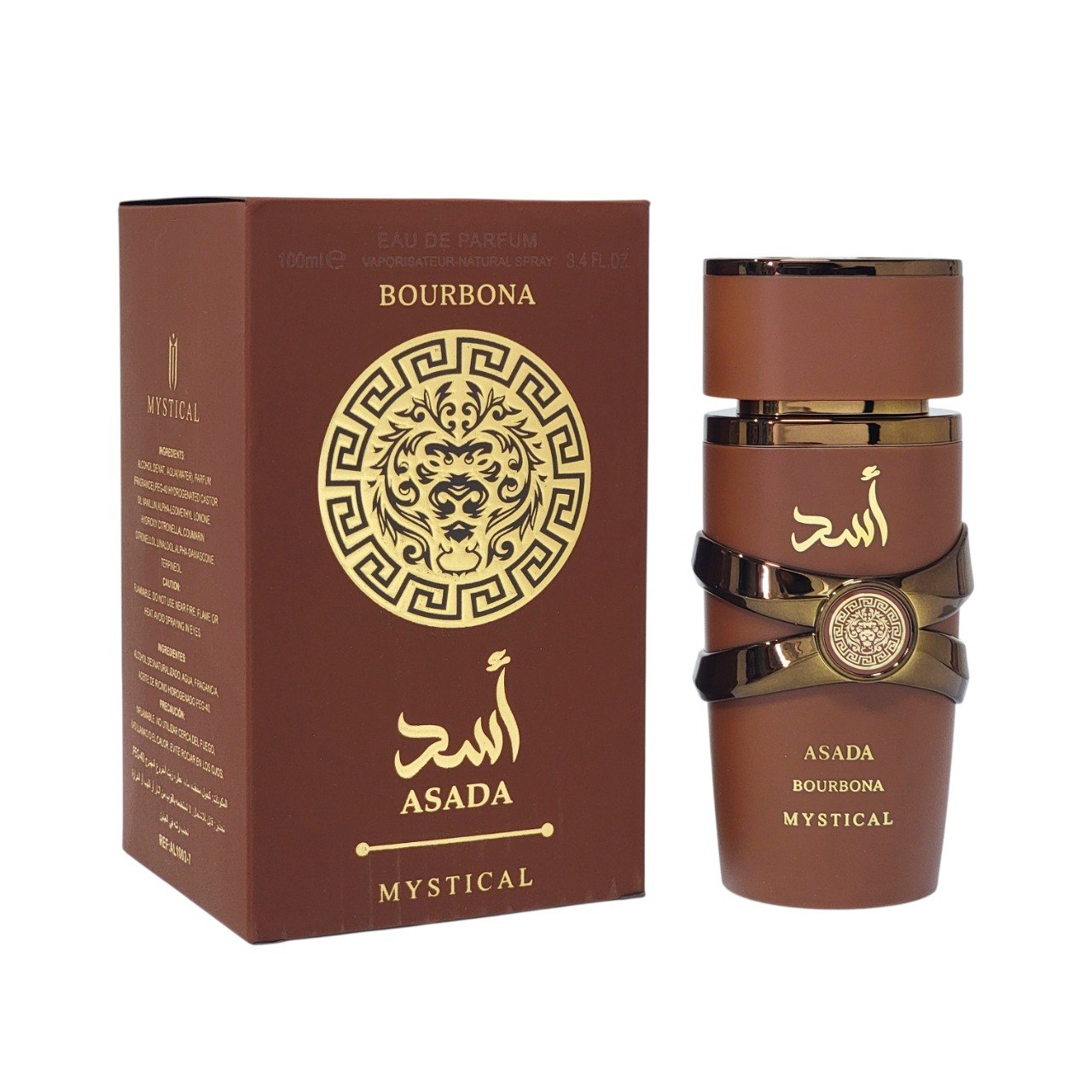 MYSTICAL AMEERAT ASADA BOURBONA EDP 100ML (H) (AROMA SIMILAR LATTAFA ASAD BOURBON)