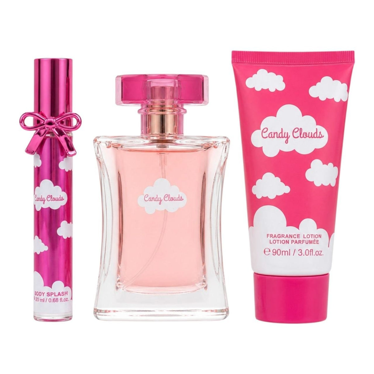 SET MYSTICAL CANDY CLOUDS 3PCS (M) (AROMA SIMILAR A ARIANA GRANDE CLOUD PINK)