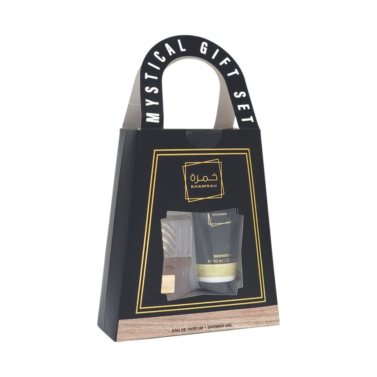 SET MYSTICAL KHAMRAH EDP 30ML GEL DE DUCHA 60ML (H) (AROMA SIMILAR A LATTAFA KHAMRAH)