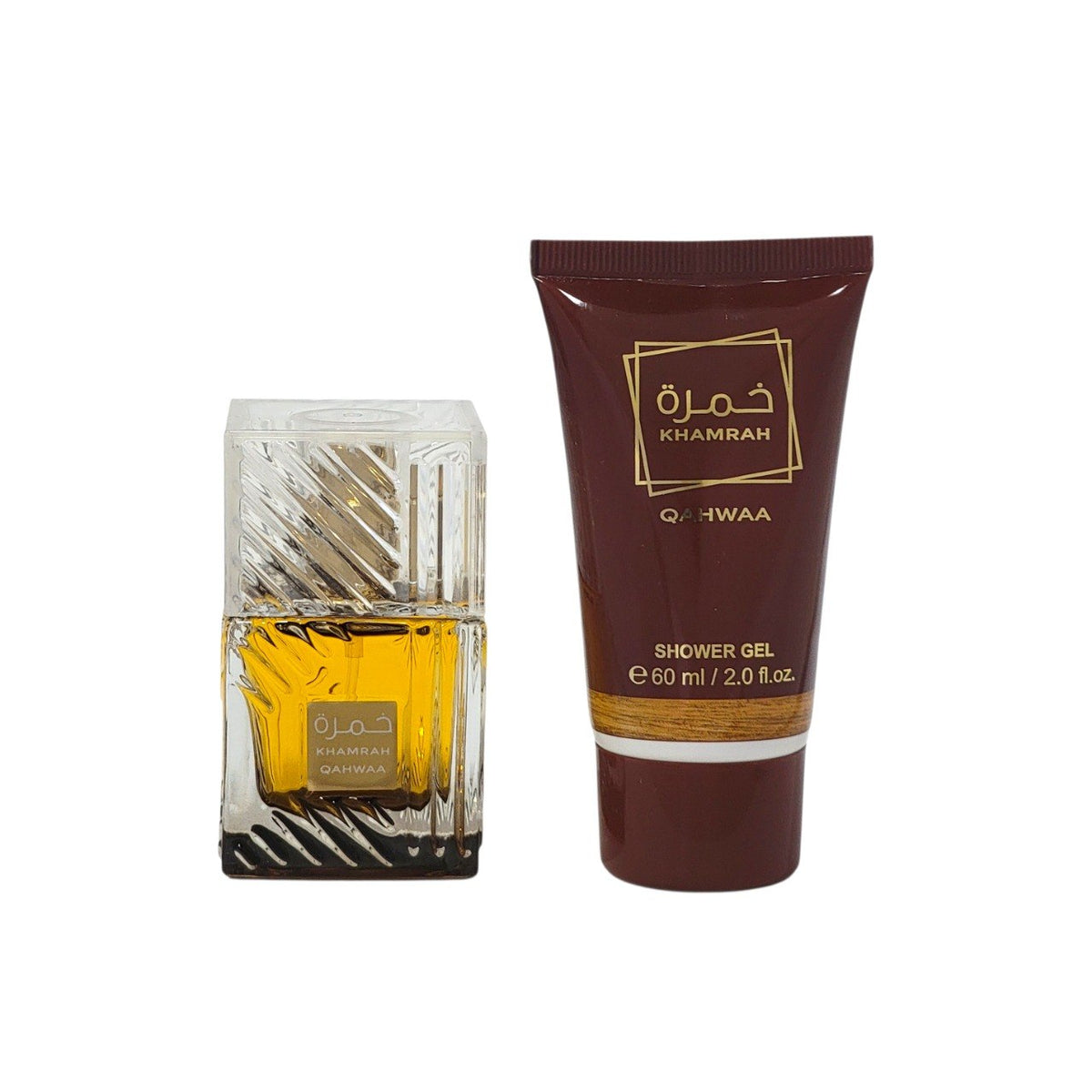 SET MYSTICAL KHAMRAH QAHWAA EDP 30ML GEL DE DUCHA 60ML (H) (AROMA SIMILAR A LATTAFA KHAMRAH QAHWA)