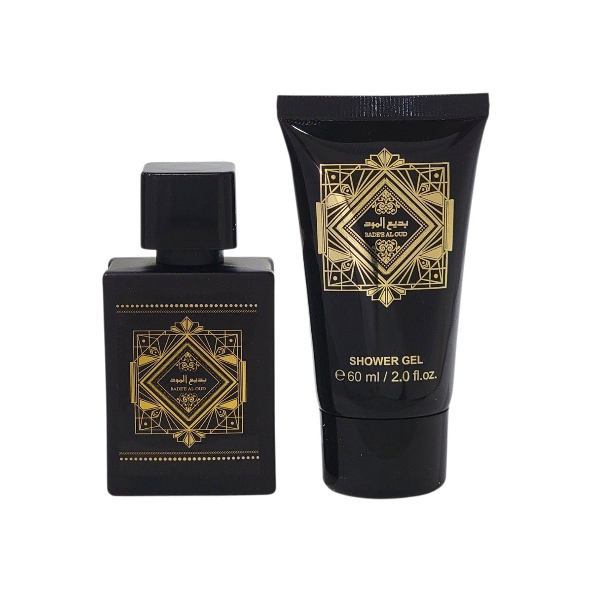 SET MYSTICAL BADEE AL OUD EDP 30ML GEL DE DUCHA 60ML (H) (AROMA SIMILAR A LATTAFA BADEE AL OUD FOR GLORY)