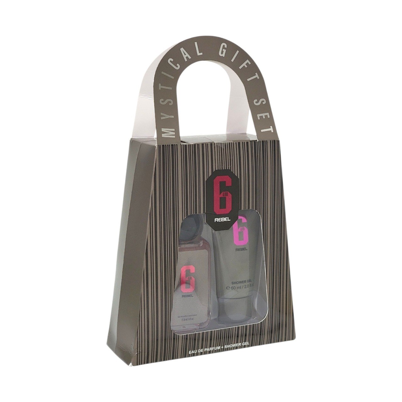 SET MYSTICAL 6AM REBEL EDP 30ML GEL DE DUCHA 60ML (H) (AROMA SIMILAR A AFNAN 9PM REBEL)