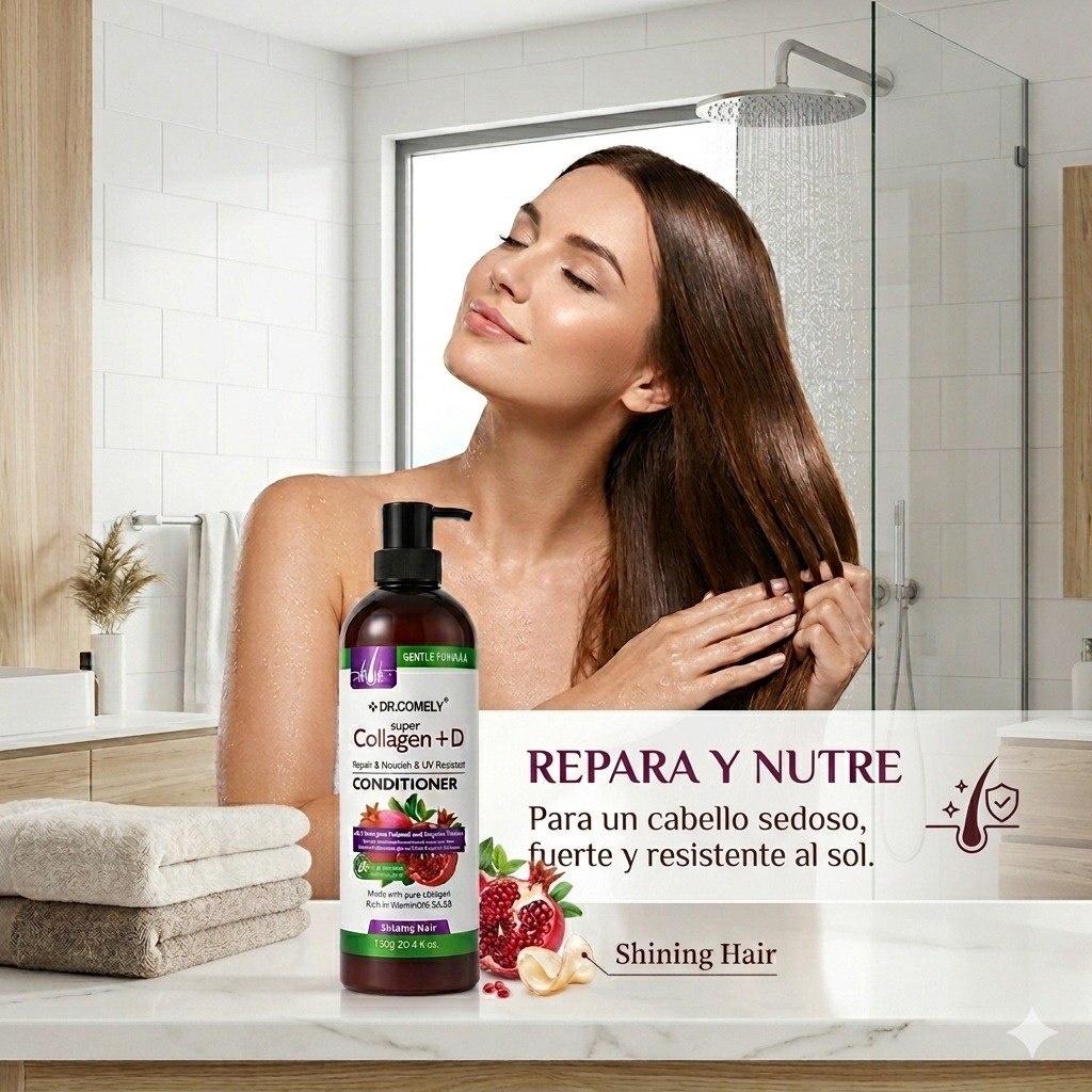 ACONDICIONADOR RECONSTRUCTOR AVANZADO CON COLAGENO VITAMINA D E B5 Y B6 DR. COMELY 750G