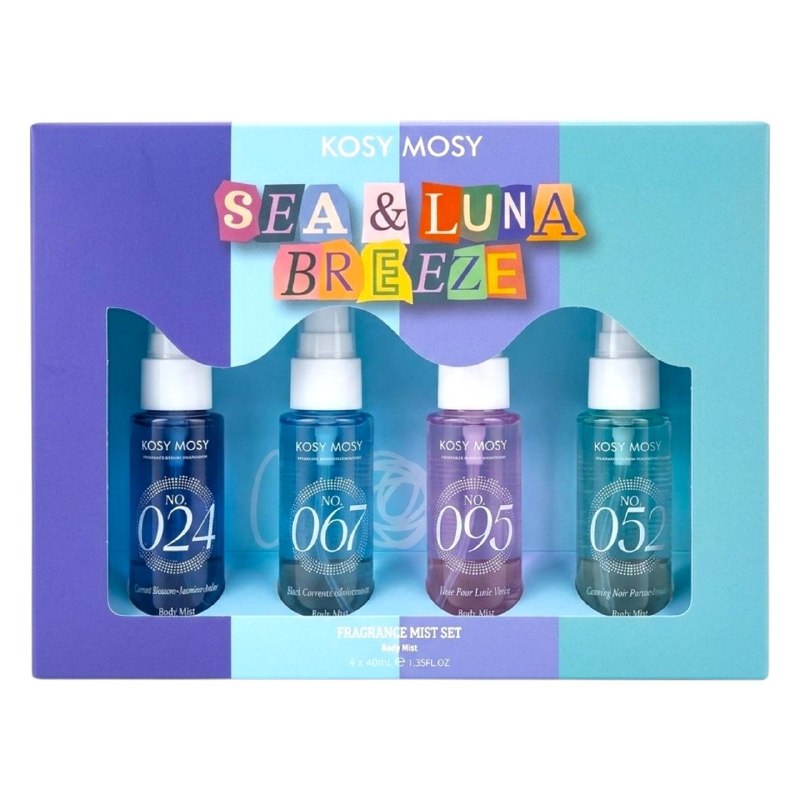 SET DE SPLASH KOSY MOSY SEA & LUNA BREEZE 40MLX4 (M) (AROMA SIMILAR A SOL DE JANEIRO)