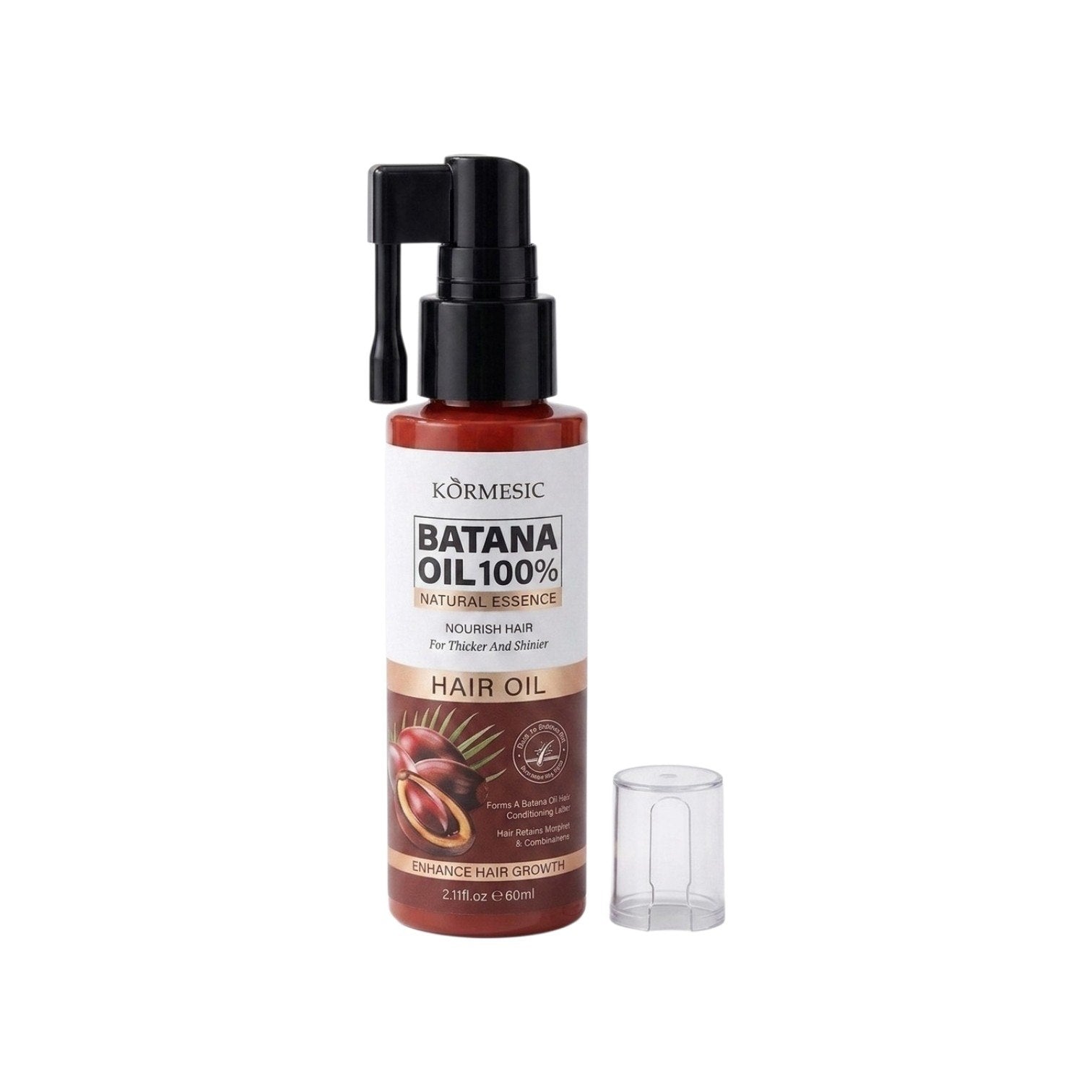 ACEITE PARA EL CABELLO DE BATANA ANTICAIDA REPARADOR KORMESIC 60ML