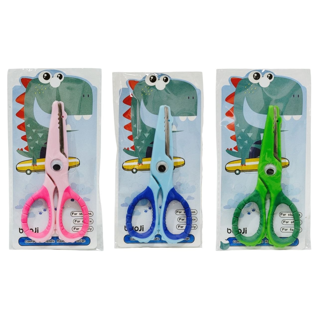 TIJERAS ESCOLARES DE SEGURIDAD ANTIDESLIZANTES BAOJI