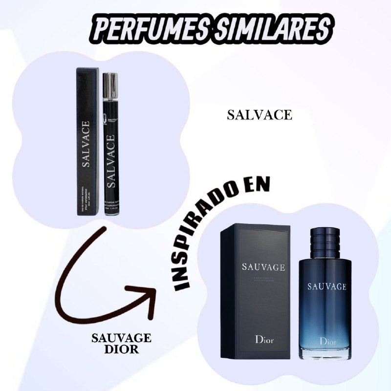 PERFUME EN TUBO PARA HOMBRE SALVACE 11 EDP 35ML (H) (AROMA SIMILAR DIOR SAUVAGE)