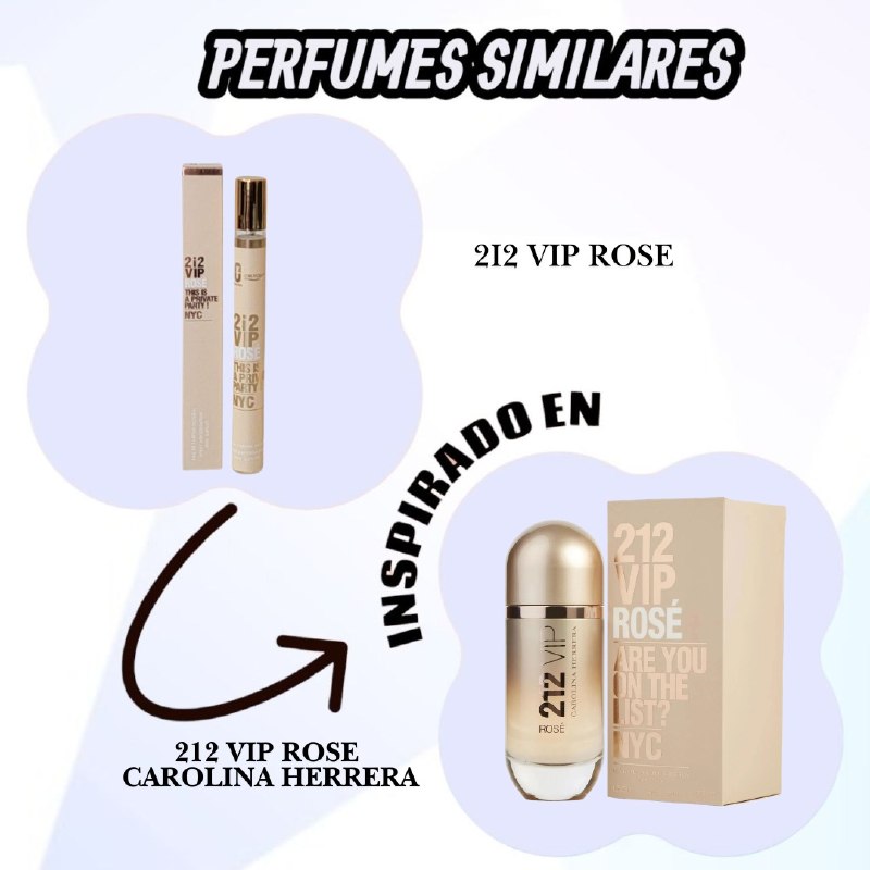 PERFUME EN TUBO PARA DAMA 2i2 VIP ROSE THIS IS A PRIVATE PARTY NYC EDP 35ML (M) (AROMA SIMILAR CAROLINA HERRERA 212 ROSE)