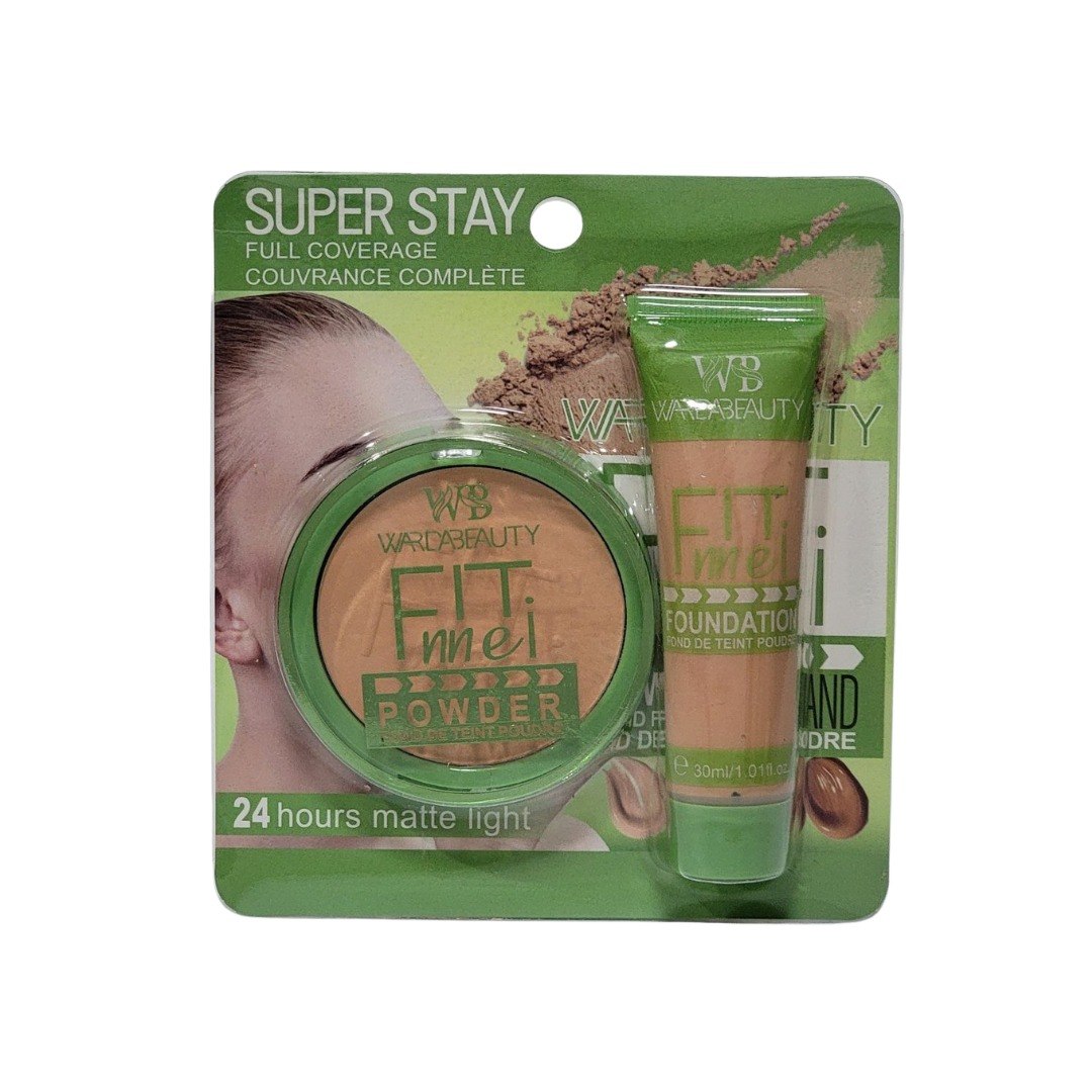 SET DE BASE LIQUIDA Y EN POLVO DUOE DE MAYBELLINE COBERTURA COMPLETA WARDABEAUTY