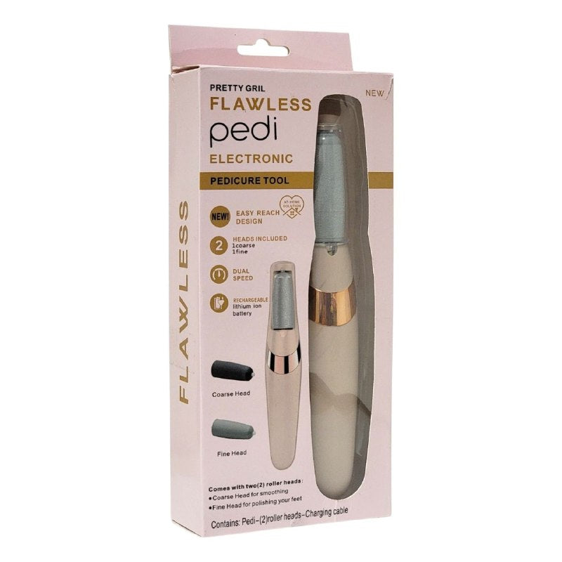 REMOVEDOR DE CALLOS ELECTRICO RECARGABLE PARA PEDICURA PRETTY GIRL