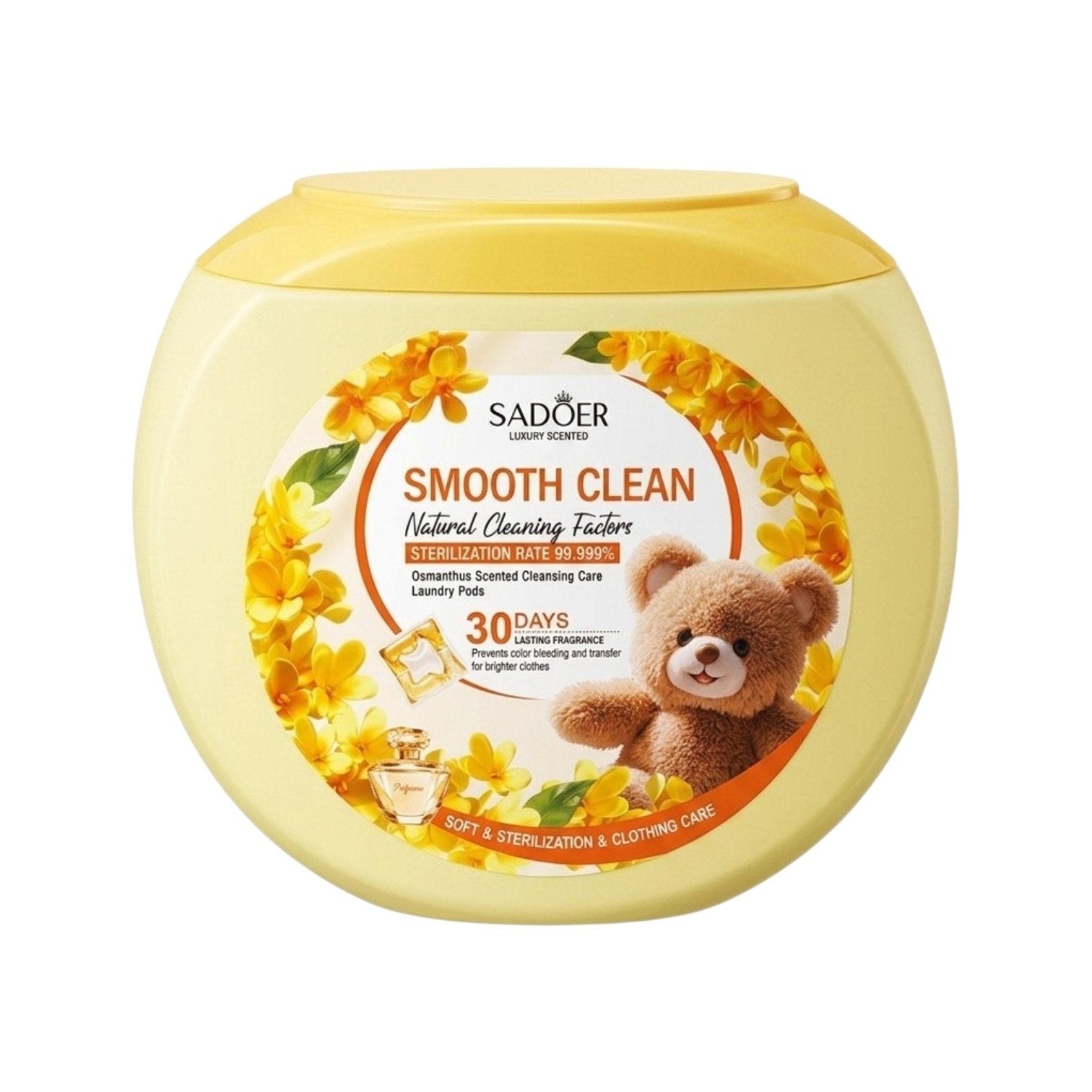 DETERGENTE EN CAPSULAS ANTIBACTERIAL CON AROMA A FLOR EXOTICA 36UND SADOER