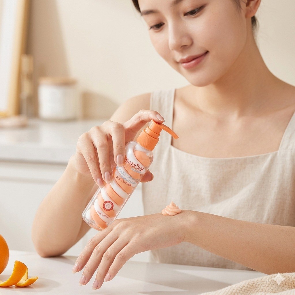 CREMA CORPORAL HIDRATANTE TEXTURA DE MALVAVISCO CON EXTRACTO DE NARANJA SANGRIA SADOER 200ML