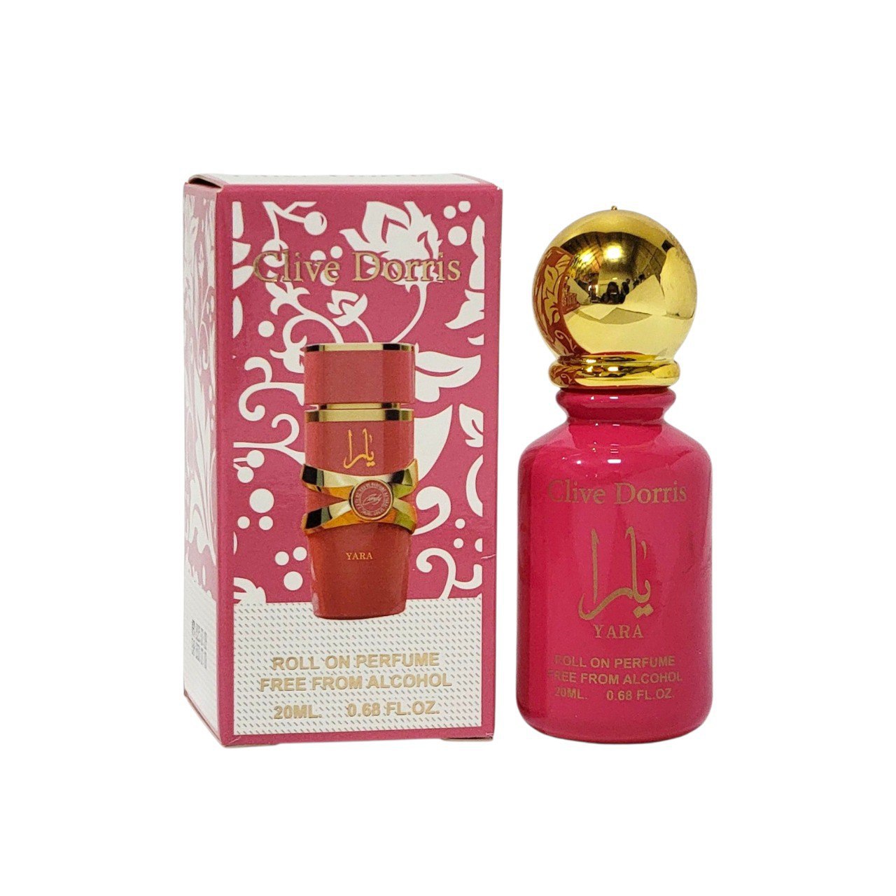 CLIVE DORRIS ROLL MINI PERFUME YARA CANDY 20ML (M) (AROMA SIMILAR LATTAFA YARA CANDY EDP)