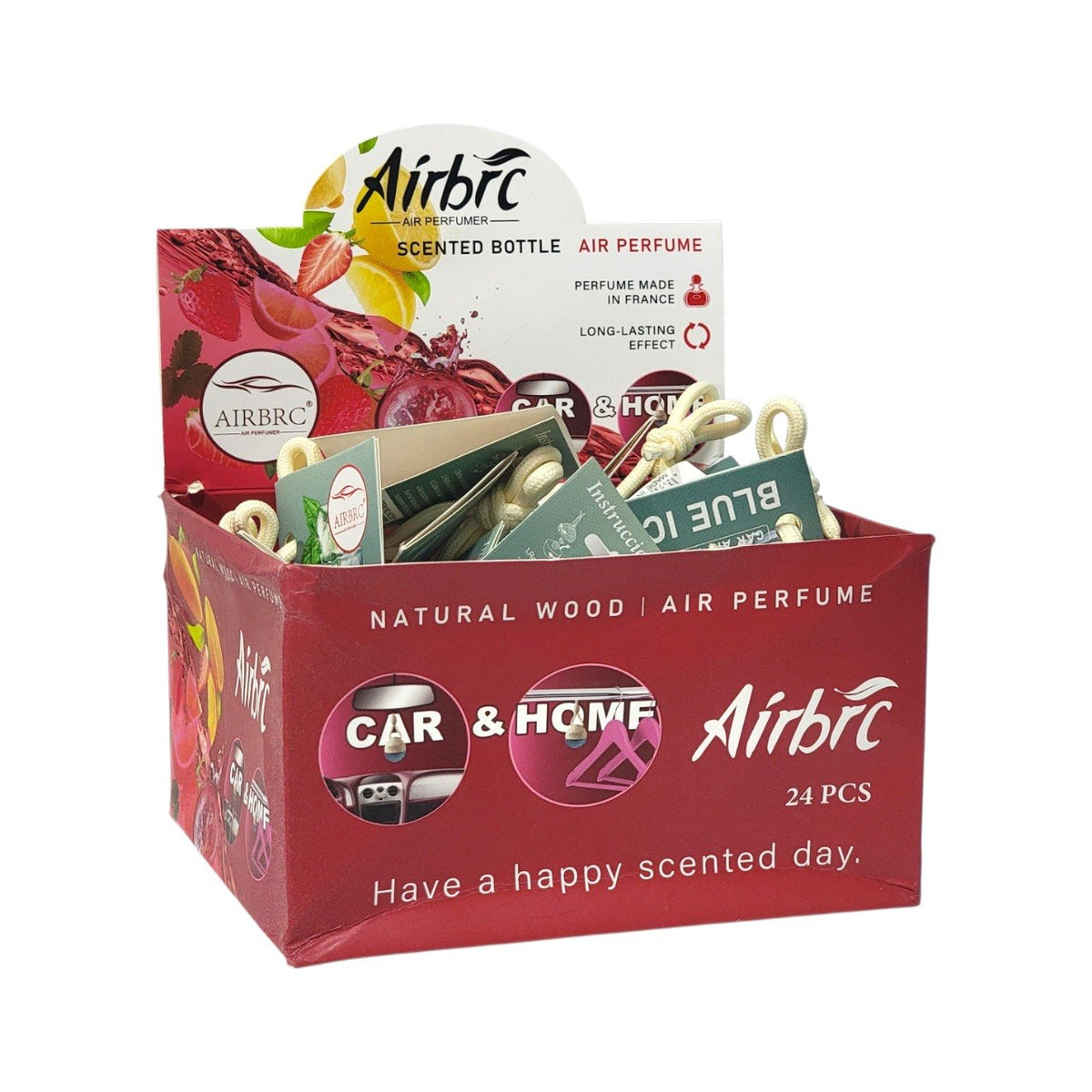 AMBIENTADOR PARA CARRO COLGANTE CON FRAGANCIA REFINADA AIRBRC