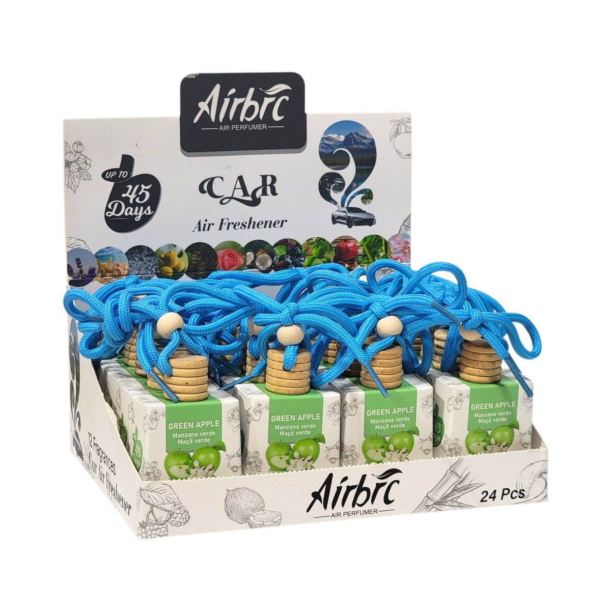 AMBIENTADOR PARA CARRO AROMA A MANZANA VERDE AIRBRC
