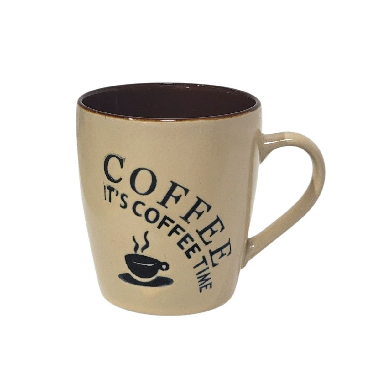 TAZA DE CERAMICA CON DISEÑO DE CAFE 8CM