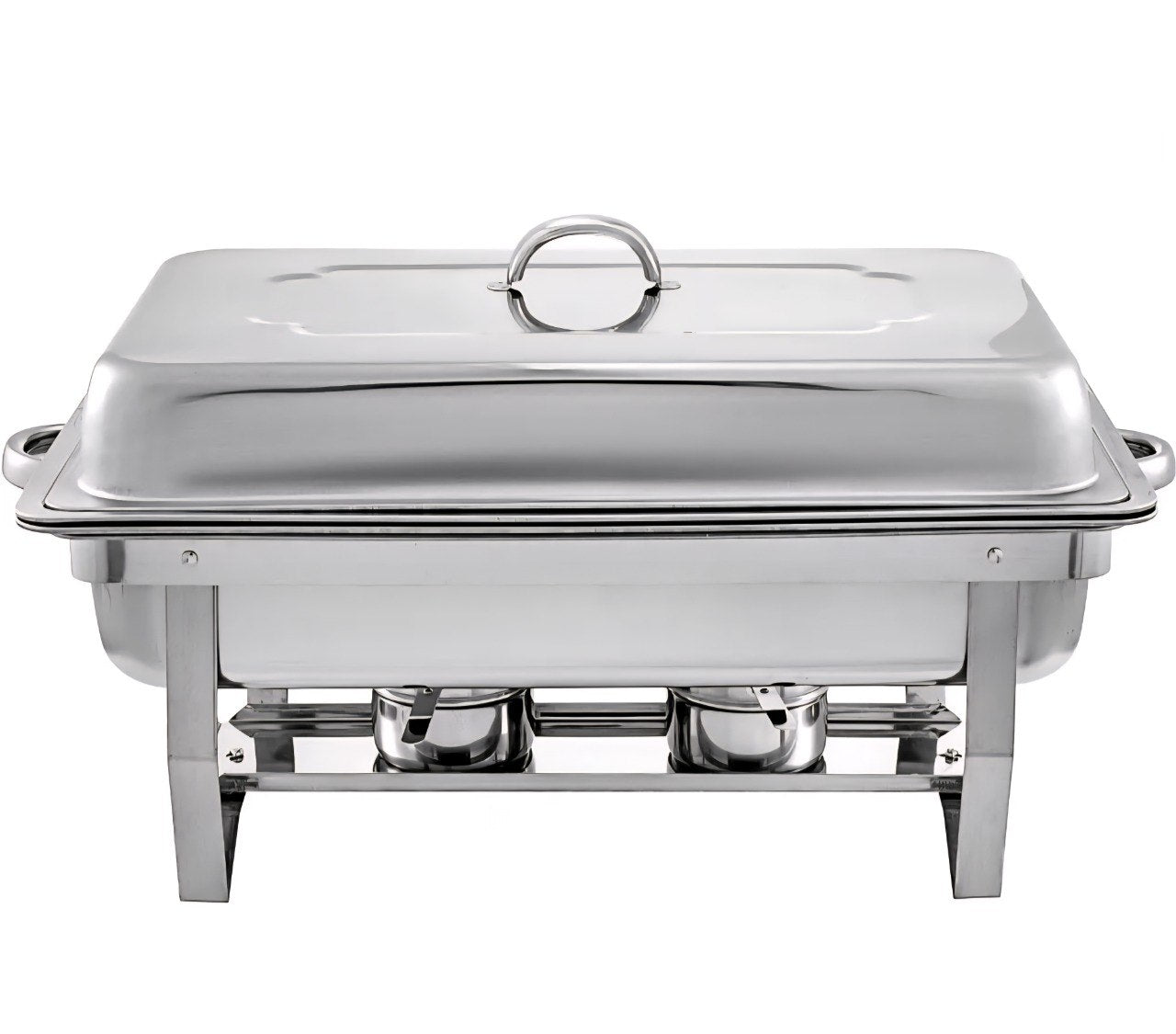 SET DE RECIEPIENTE BUFETERA PROFESIONAL DE ACERO INOXIDABLE 64X37X15CM