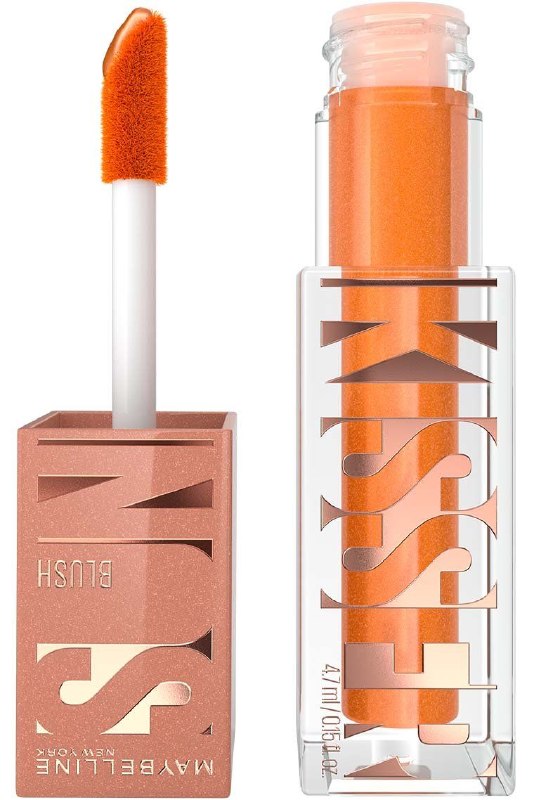 RUBOR LIQUIDO MULTIUSOS CON ACABADO BRILLANTE TONO 07 ROOFTOP VIEWS MAYBELLINE 4.7ML