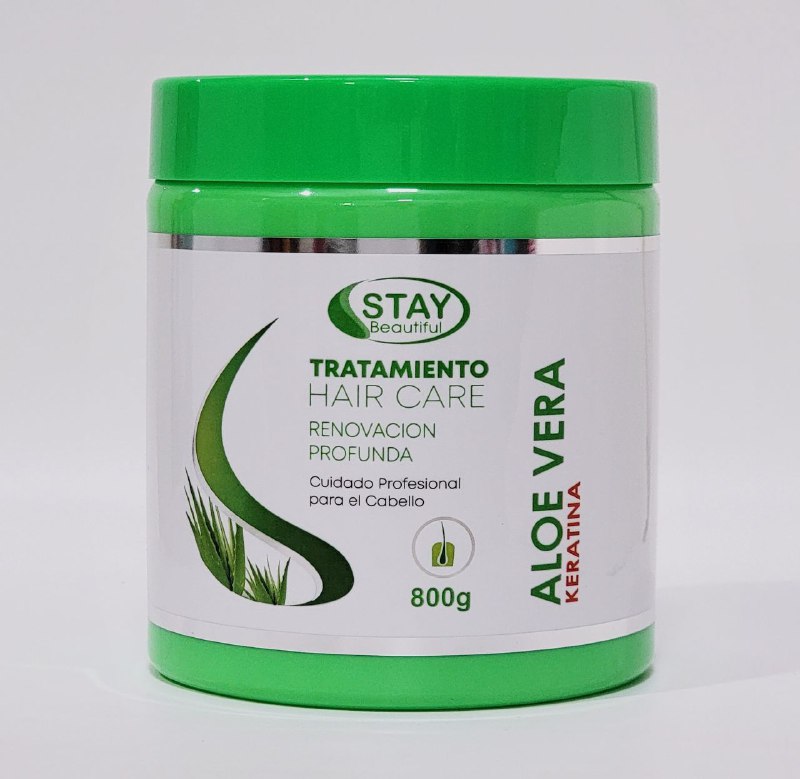 TRATAMIENTO PARA EL CABELLO DE ALOE VERA Y QUERATINA REPARADOR STAY BE