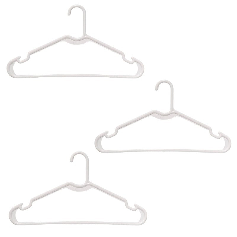 GANCHO ORGANIZADOR DE ROPA DE PLASTICO ELEGANTES EN PAQUETE DE 3UND WHITMOR 0,79X41,9X22,2CM
