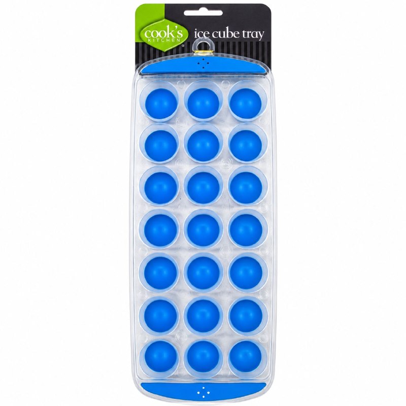 MOLDE PARA HIELO DE 21 CAVIDADES REDONDAS COOK'S KITCHEN 28CM
