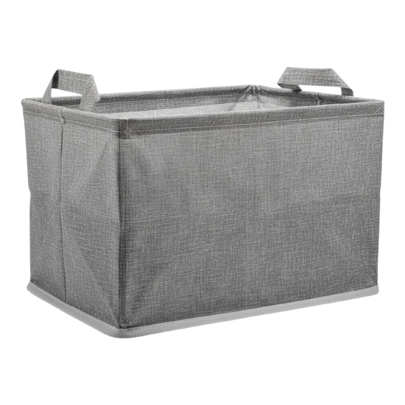 ORGANIZADOR CAJA DE ALMACENAMIENTO PLEGABLE, CESTA PARA LIBROS, JUGUETES, ROPA Y MAS CLOSET ESSENTIALS 31X24X20CM