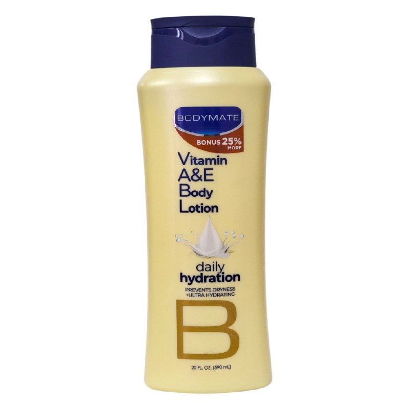 CREMA CORPORAL ANTIEDAD REGENERADORA CON VITAMINA A Y E BODYMATE 590ML