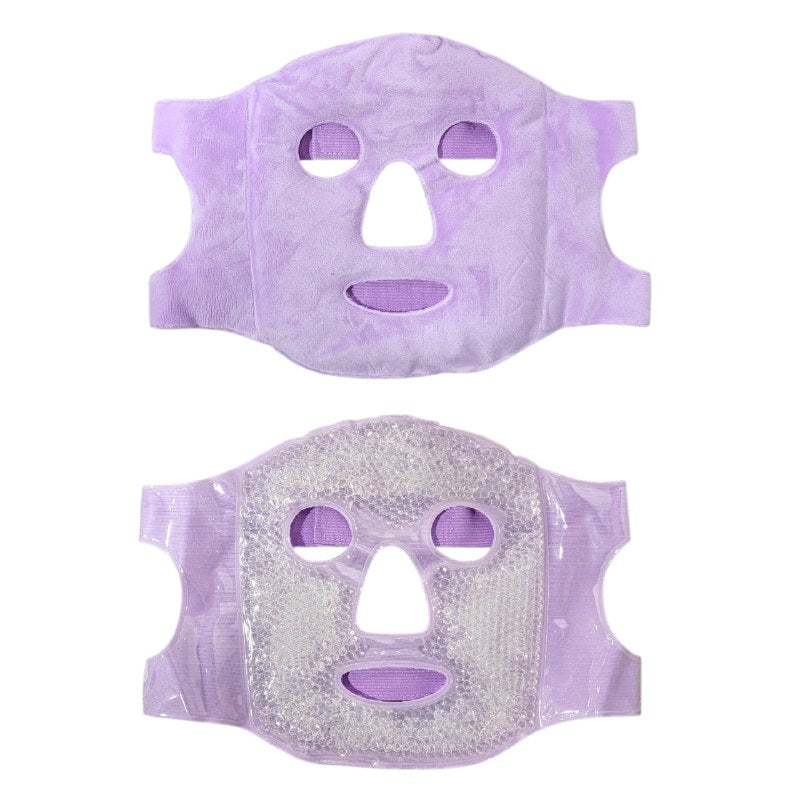 MASCARILLA FACIAL DE GEL REUTILIZABLE PARA TERAPIA DE FRIO Y CALOR 18X20CM