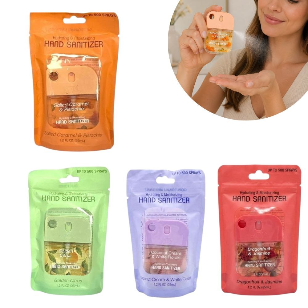 SPRAY DESINFECTANTE DE MANOS HIDRATANTE AROMATIZADO WISH 35ML