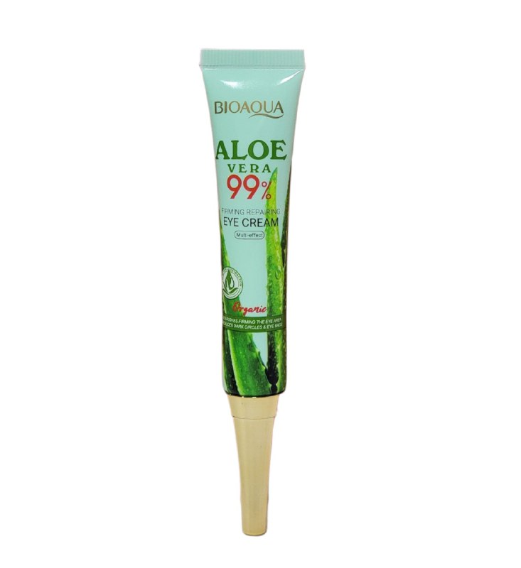 CREMA FACIAL PARA EL CONTORNO DE OJOS REPARADORA Y REAFIRMANTE DE ALOE VERA BIOAQUA 20G