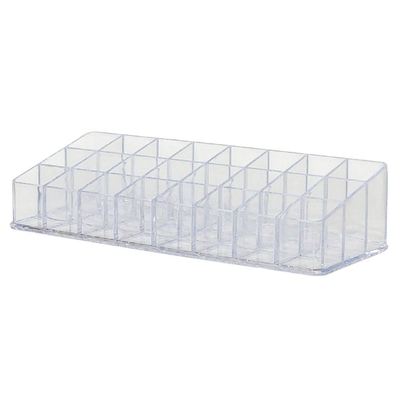 ORGANIZADOR ESTANTE DE COSMETICOS, MAQUILLAJE, PINTALABIOS, BRILLO LABIOS, ESMALTES 24 ESPACIOS