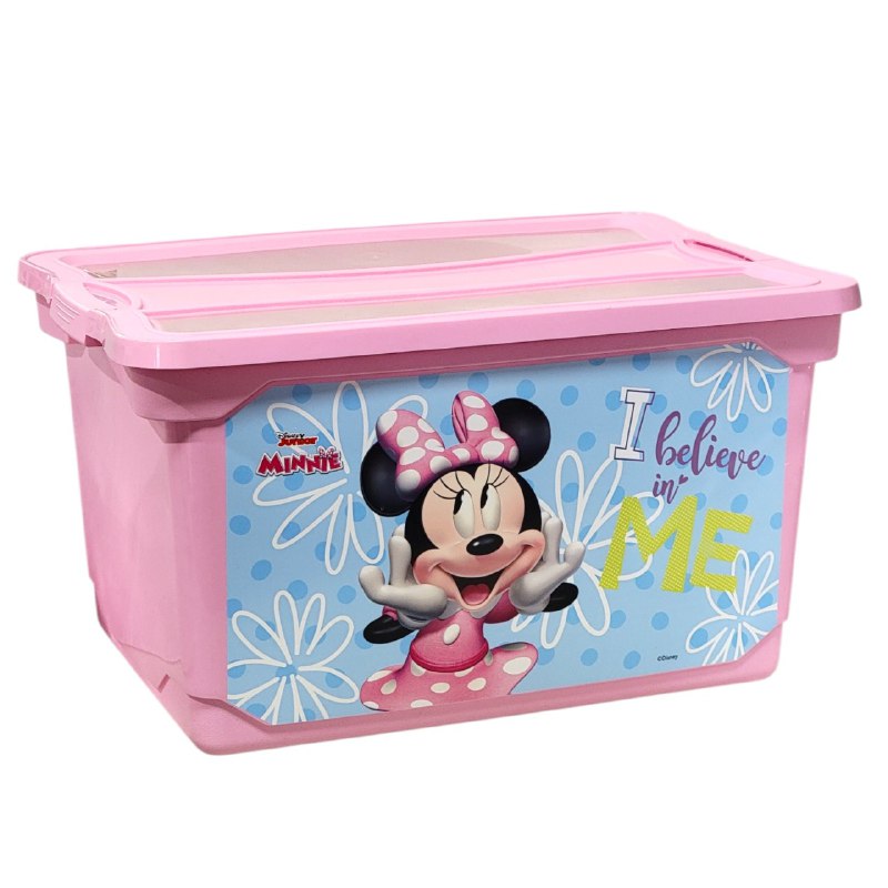 ORGANIZADOR CAJA DE ALMACENAMIENTO ORGANIZADORA PARA NIÑAS DE DISNEY MINNIE MOUSE 31X41X59CM