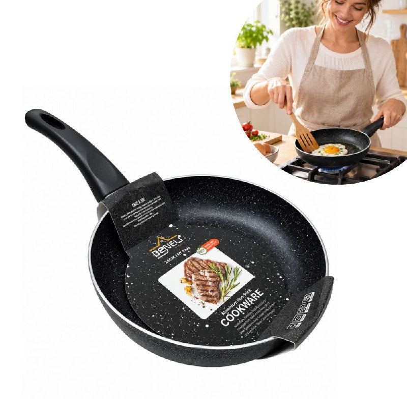 SARTEN ANTIADHERENTE DE ALUMINIO BENELI HOME 24CM