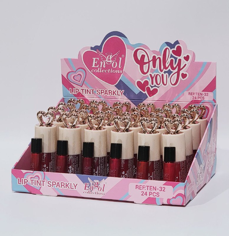 TINTA DE LABIOS CON BRILLO 6 TONOS ENGOL COLLECTIONS 5ML (DUPE DE BENEFIT)