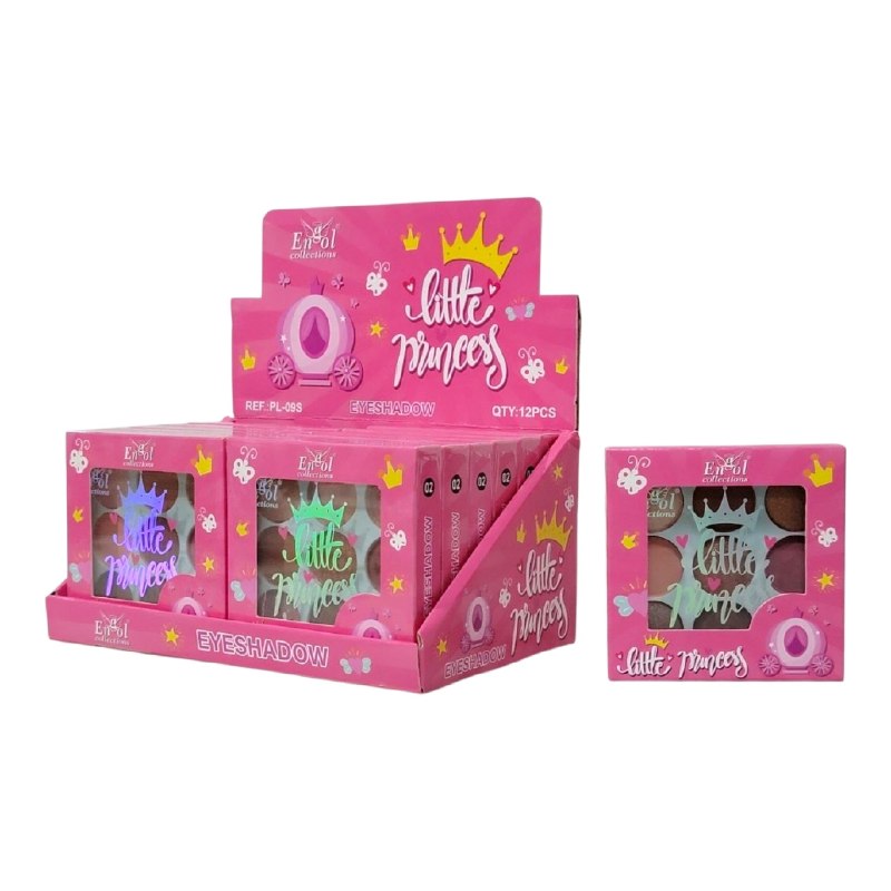 PALETA DE SOMBRA DE OJOS COMPACTA DE ALTA PIGMENTACION DE 9 TONOS ENGOL COLLECTIONS 16G