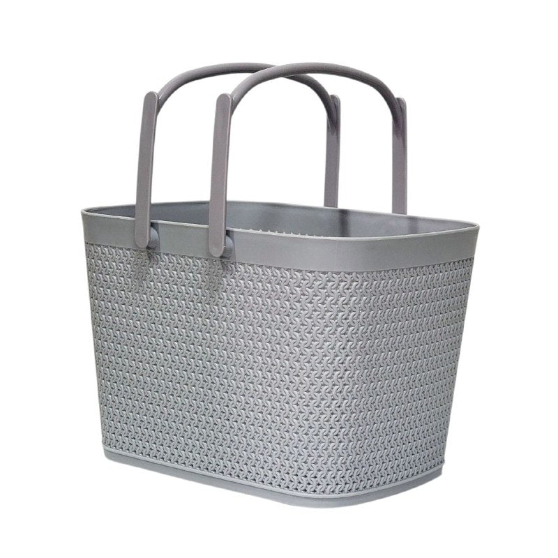 CANASTA ORGANIZADORA, CESTA PORTATIL, TE AYUDA QUE SEAS MAS ORDENADA, ALMACENA DISTINTAS COSAS O COMIDA 25X19CM