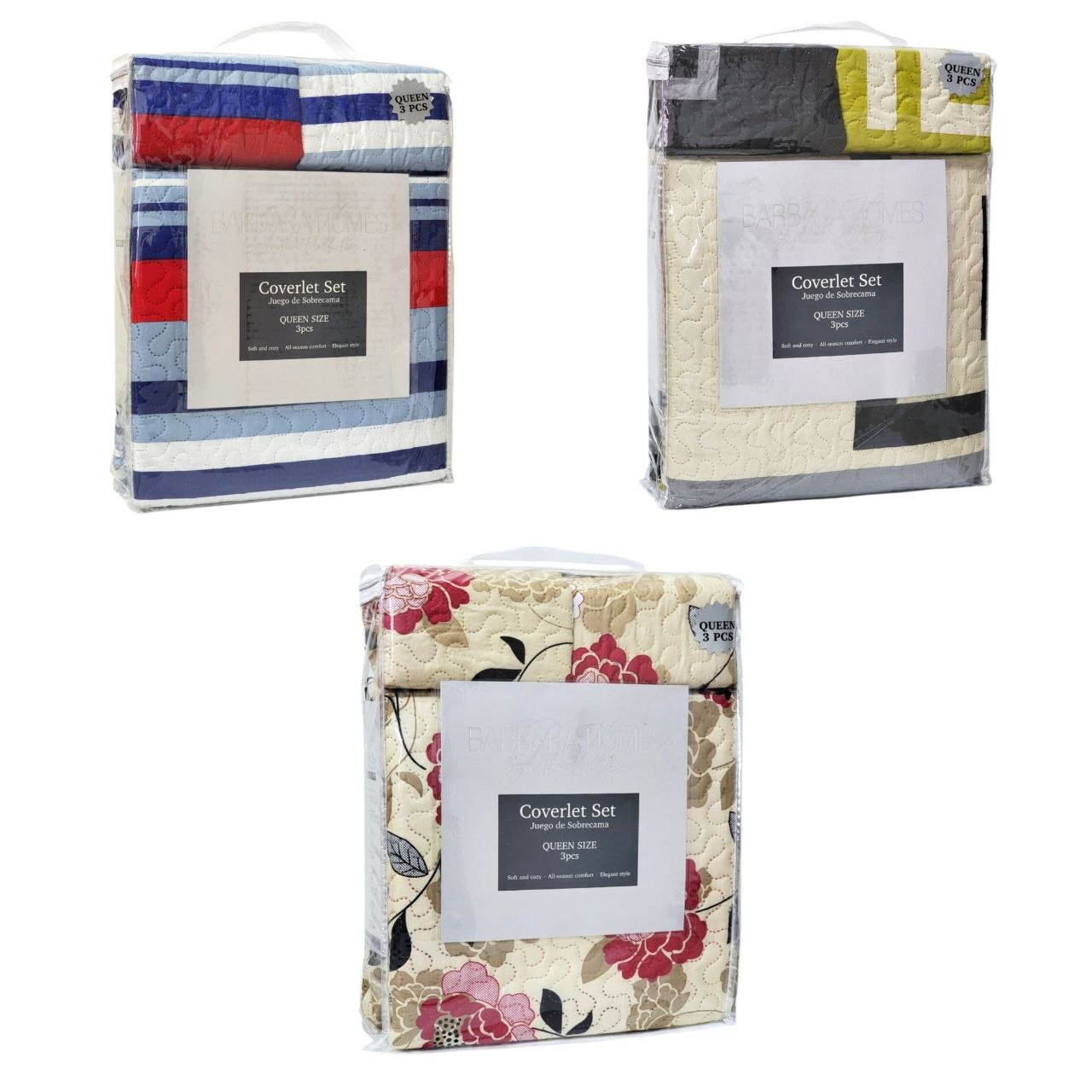 JUEGO DE SABANAS TAMAÑO QUEEN 3PCS BENELI HOME