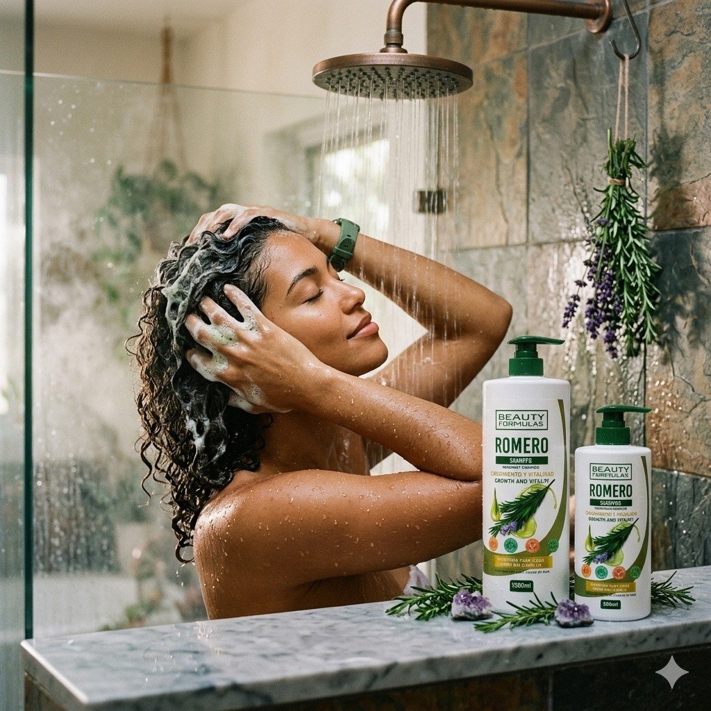 SHAMPOO FORTIFICANTE Y REVITALIZANTE CON EXTRACTO DE ROMERO 2UND BEAUTY FORMULAS 1380ML & 800ML