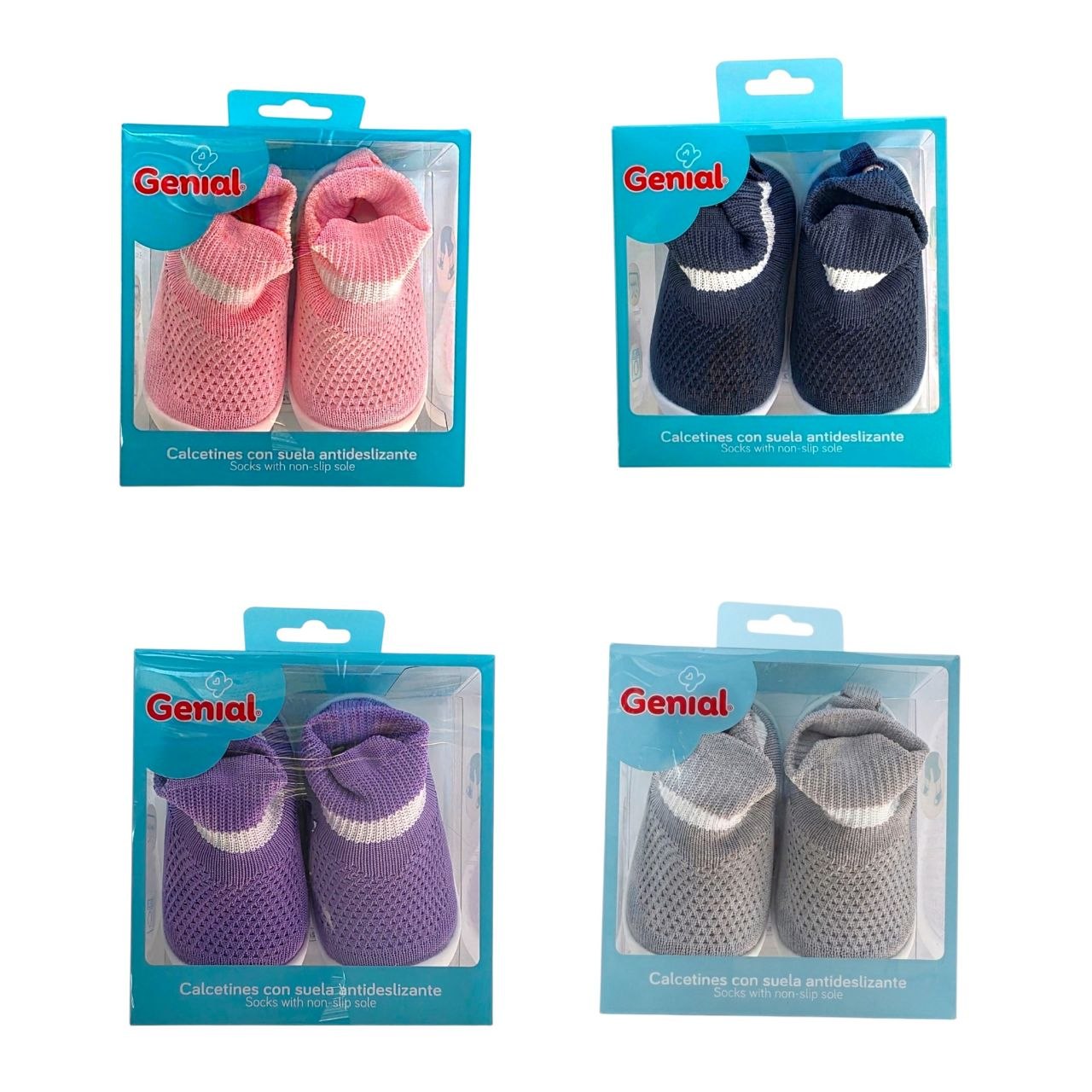 ZAPATOS TIPO CALCETIN ERGONOMICOS PARA BEBES ANTIDESLIZANTES TALLA 20/21