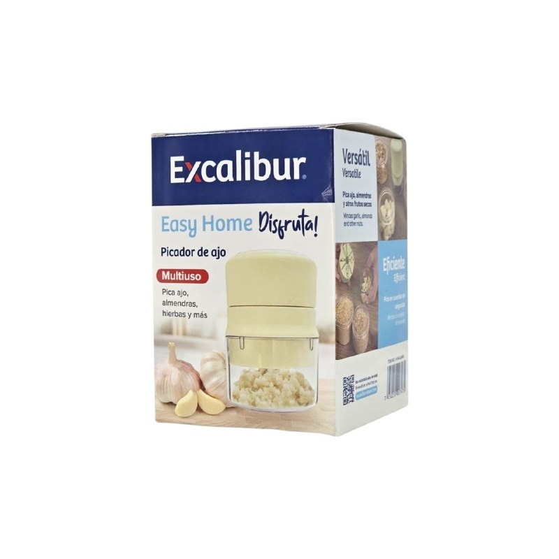 PICADOR Y PRENSADOR DE AJO MULTIUSO EXCALIBUR 10CM